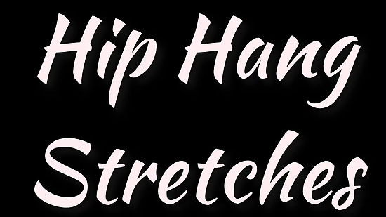 Hip Hang Stretches on Sling
